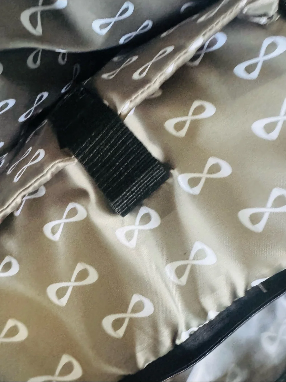 NFINITY Black Backpack with White Infinity Logo